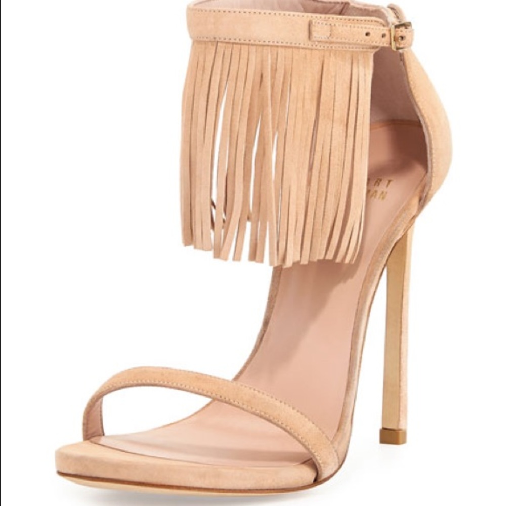 Stuart Weitzman LOVEFRINGE fringe sandal
